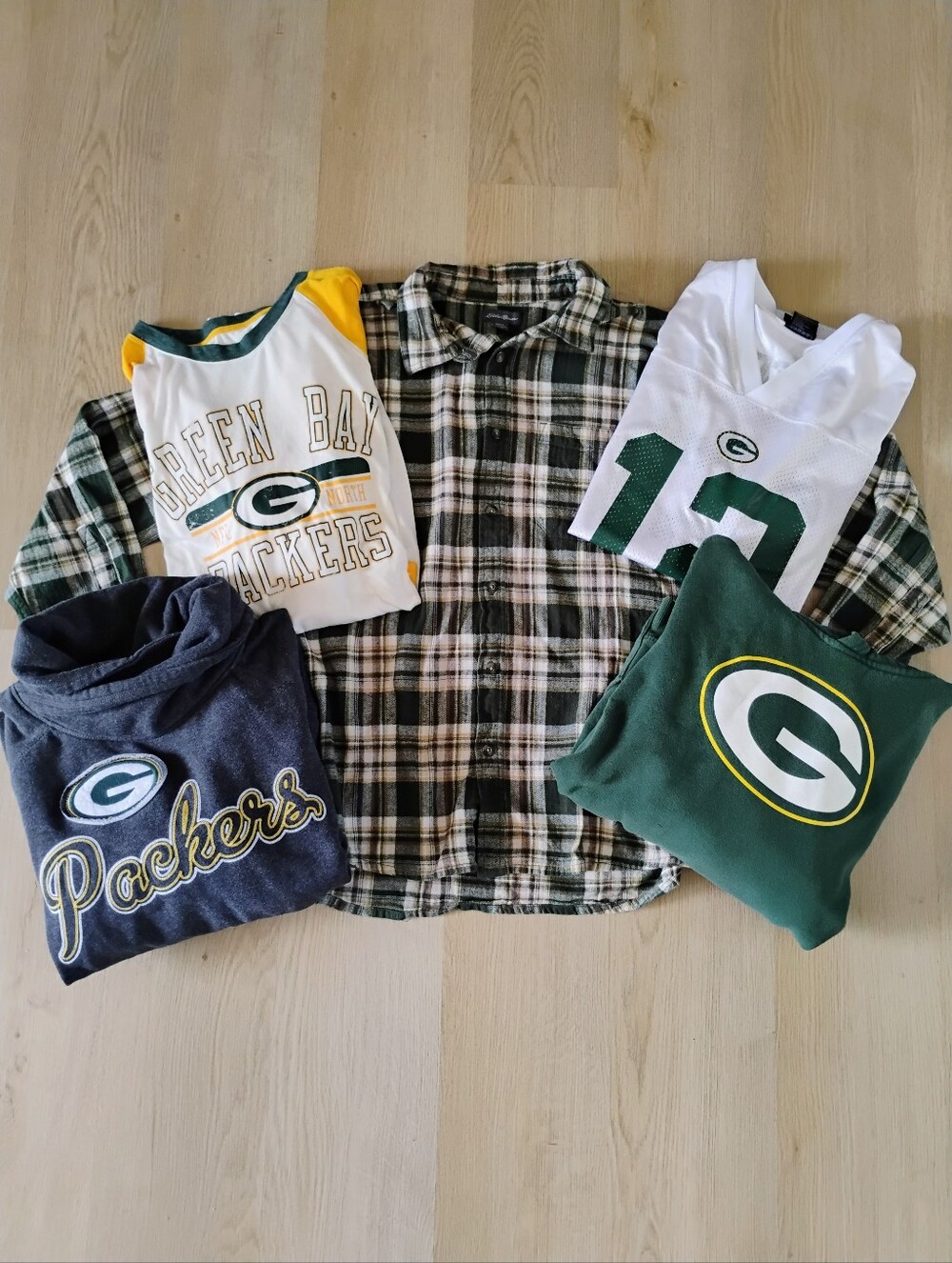 Green Bay Packers 5 Shirt Bundle